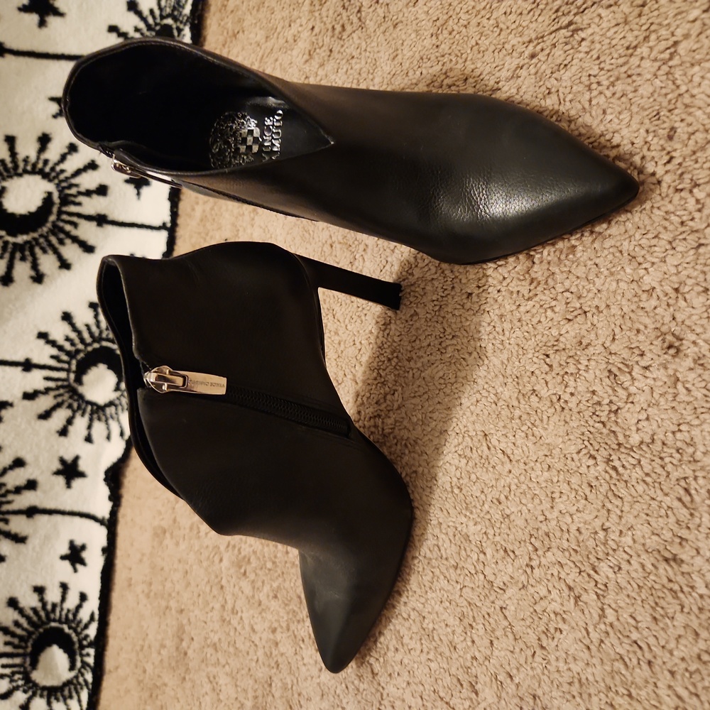 Women's leather booties